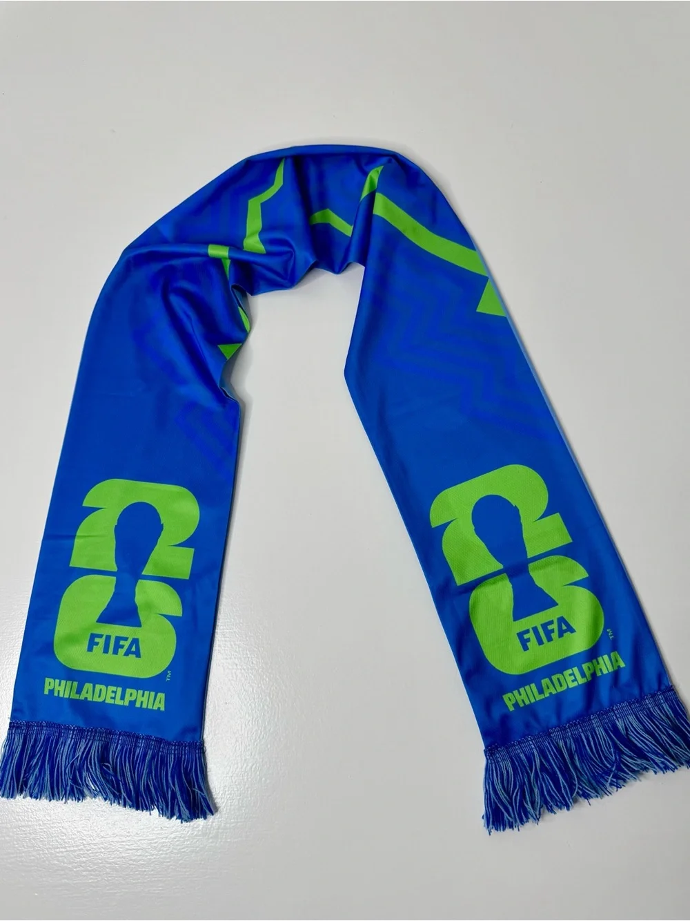 FIFA Philadelphia Blue & Lime Fan Scarf